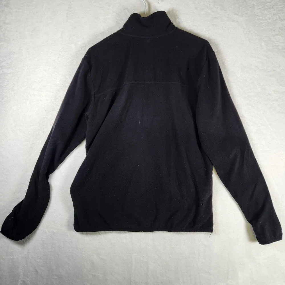 The North Face Mens M Black Fleece Jacket Full‎ Zip Outdoor Hiking Lightweight